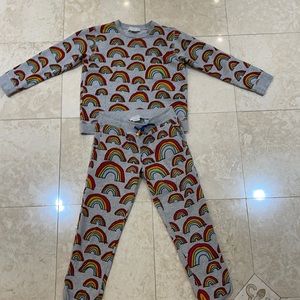 Rainbow  sweatshirt and joggers